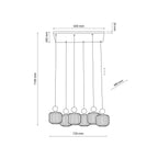 Ballo Scandinavian Pendant Light 6 - Dekor Butik