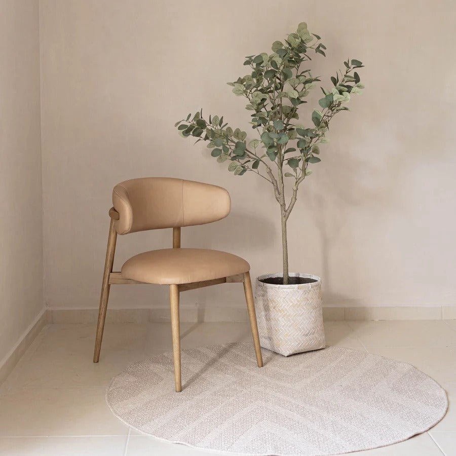 Bamboo Indoor Basket Pot - Natural - Dekor Butik