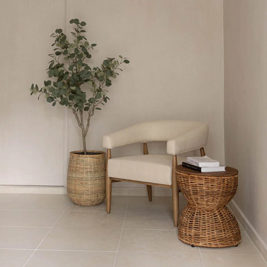 Bamboo Indoor Basket Pot - Natural - Dekor Butik