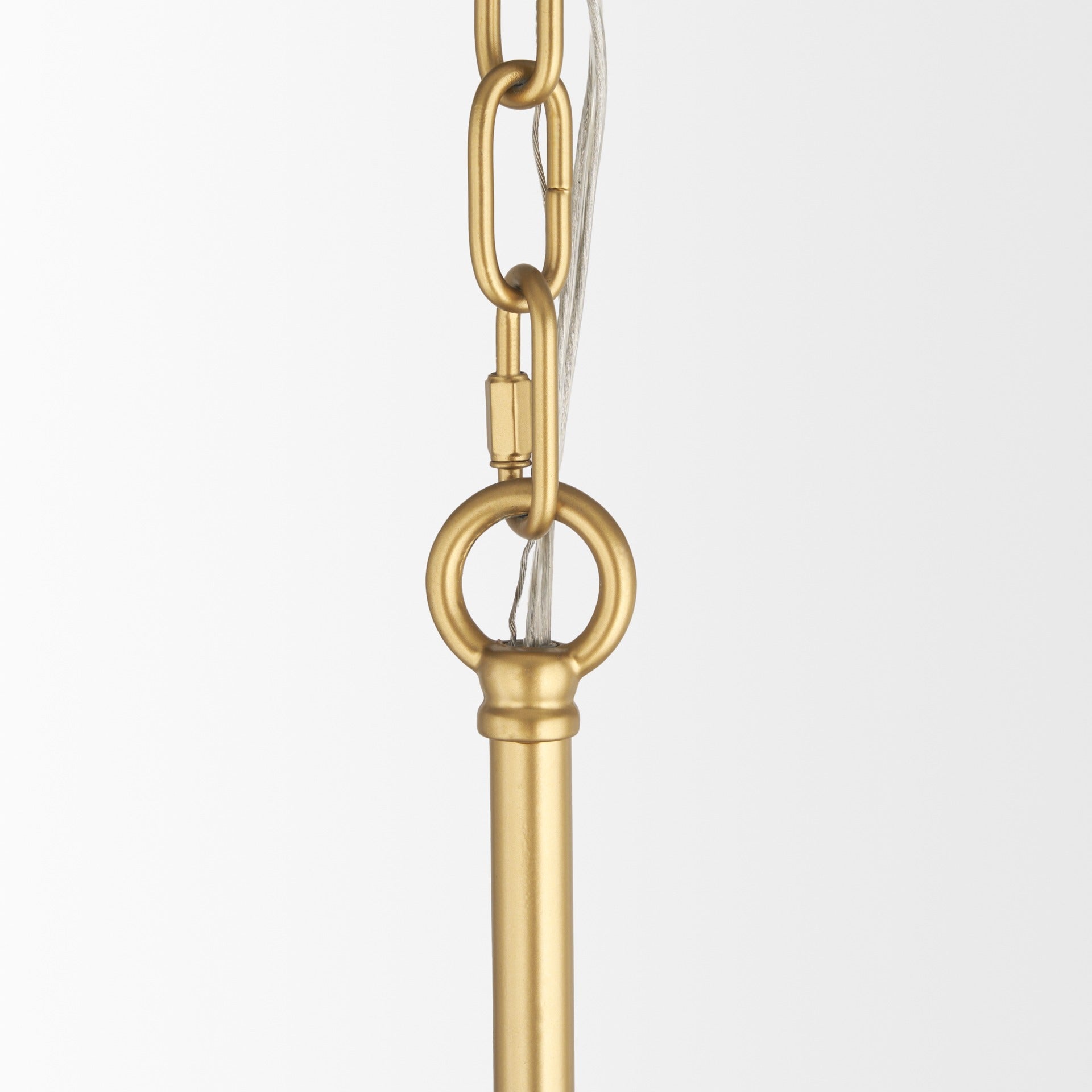 Barbara Brushed Gold Metal w/ Frosted Glass Globes 18 - Light Chandelier - Dekor Butik