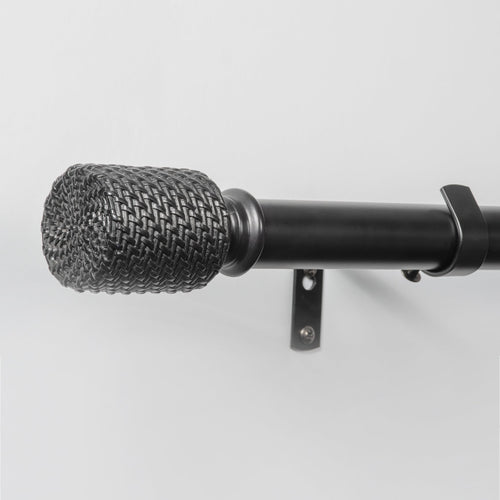Curtain RodsBarcelona Extendable Drapery Rod - Black - Dekor Butik