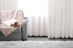 CurtainsBari Jacquard Sheer Grommet Curtain 108" x 108" - Dekor Butik