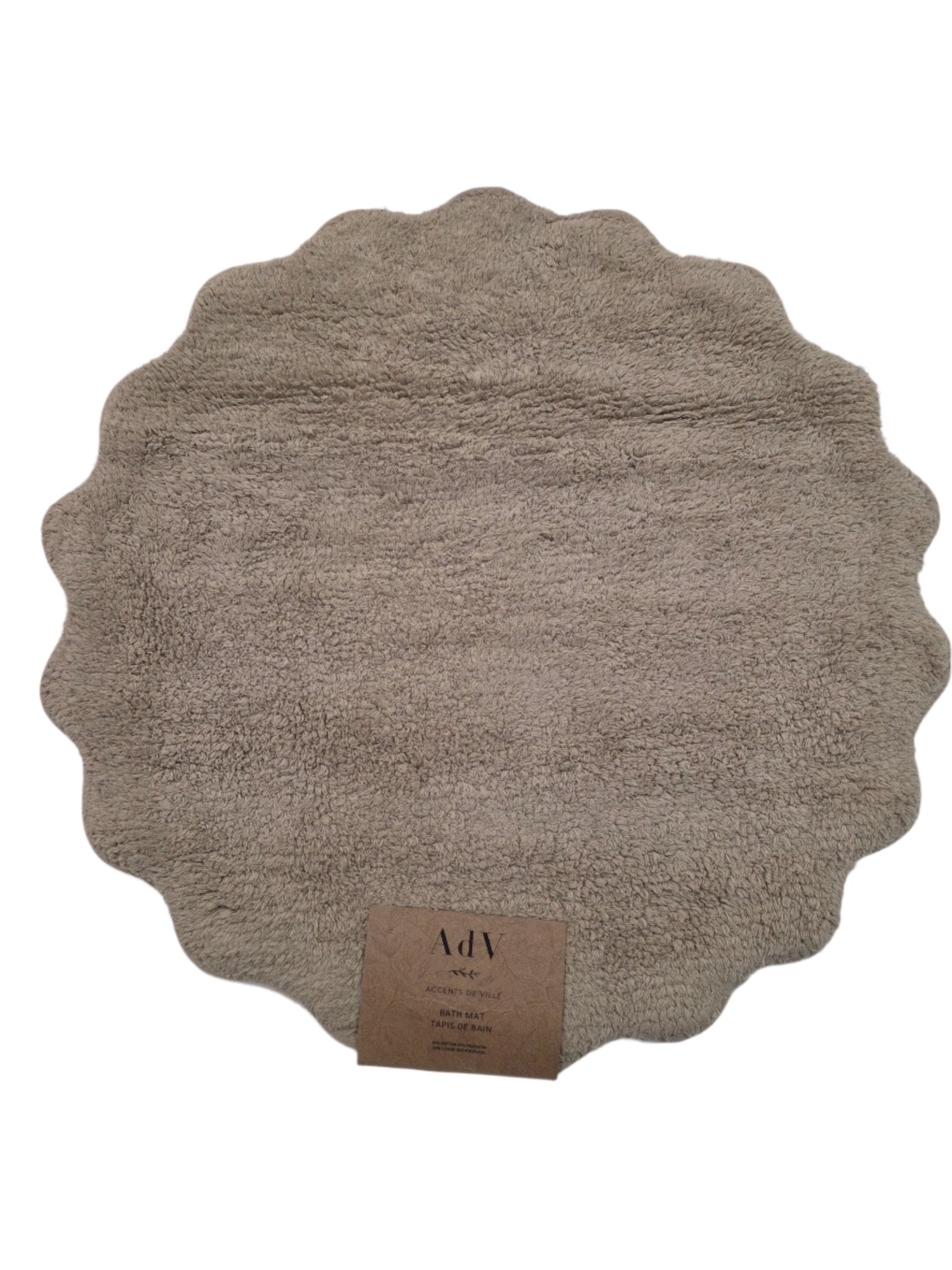 Bathmat Scallop Edge - 2 Colors - Dekor Butik