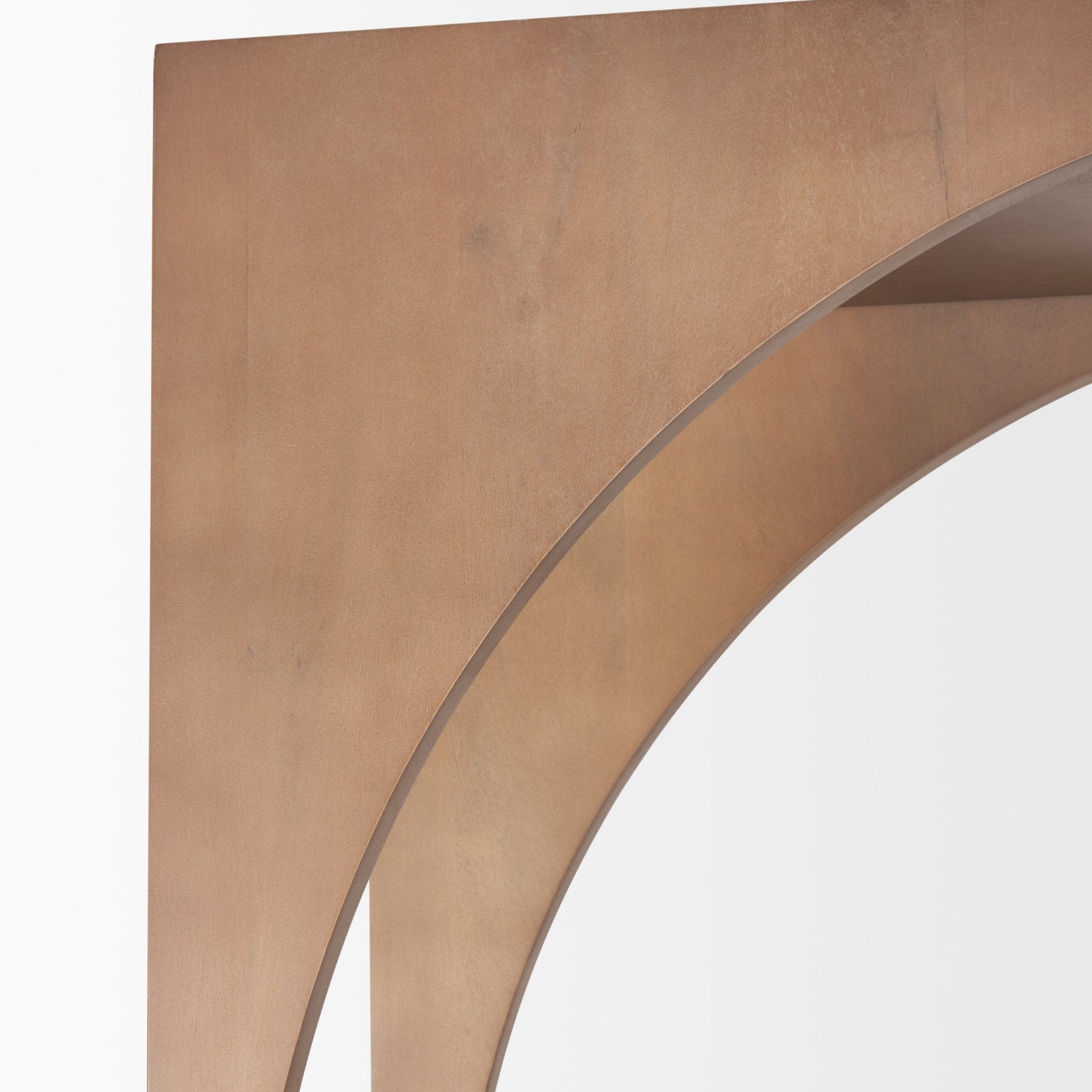 Bookcases & ShelvingBela Arched Shelving Unit Medium Brown Wood - Dekor Butik