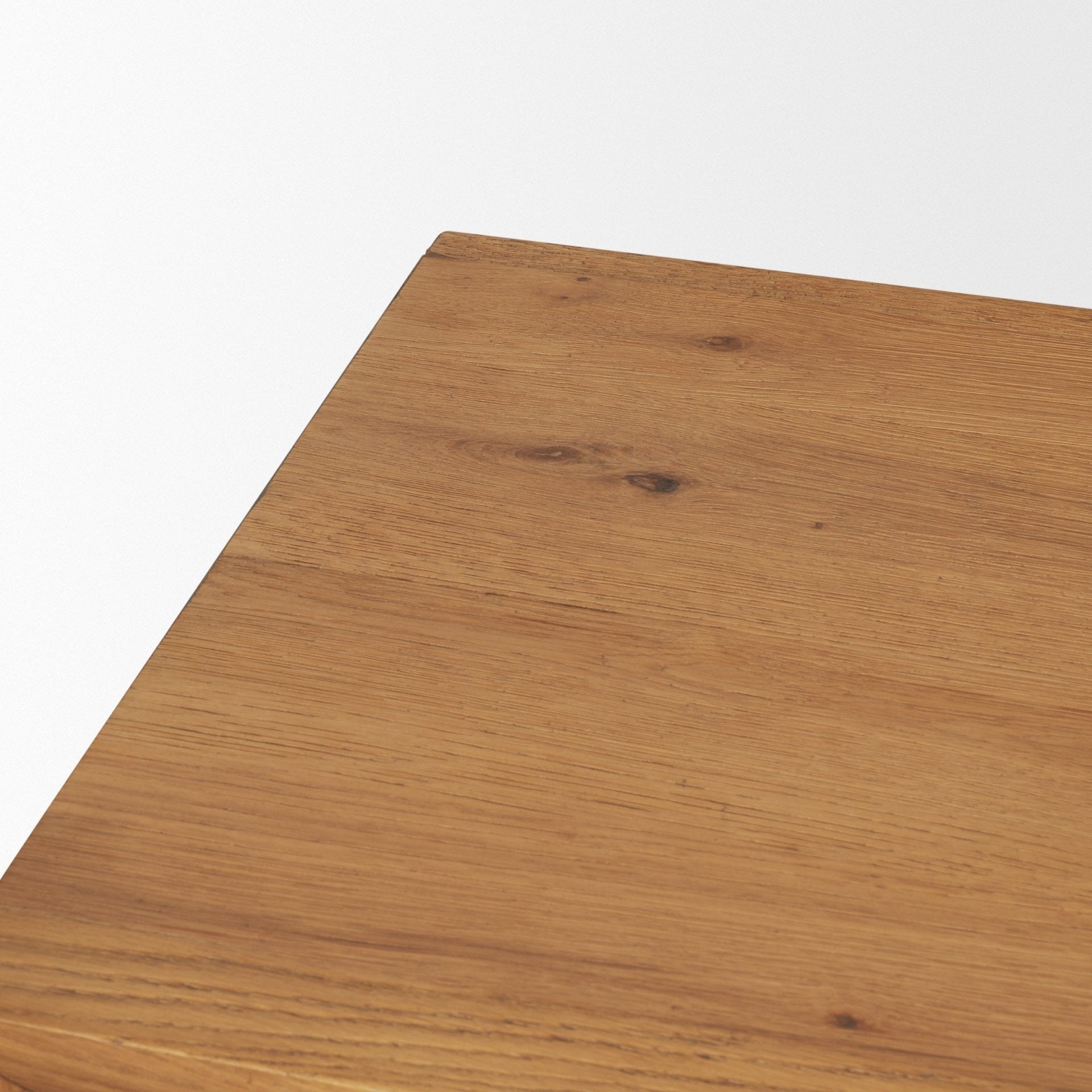 Belford 72" Light Brown Oak Wood Console Table - Dekor Butik