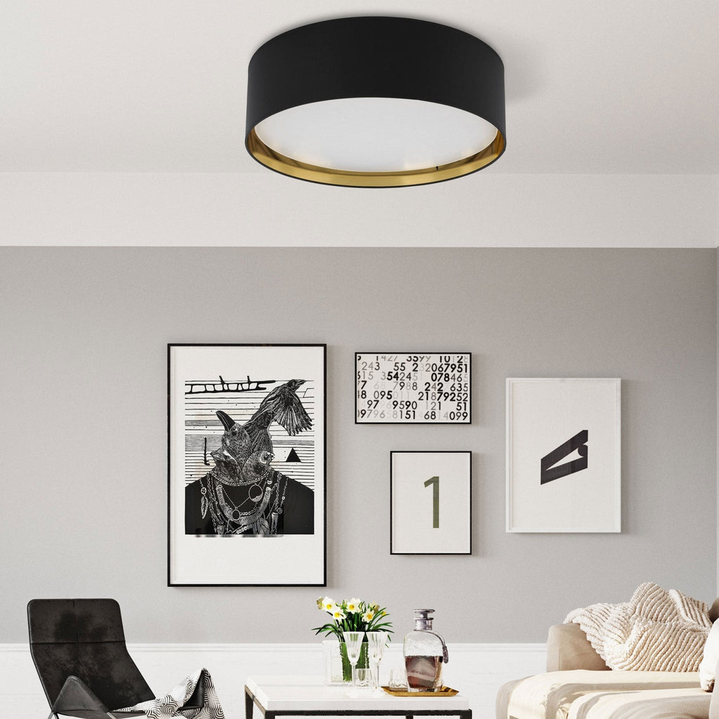 BILBAO Gold Modern Flush Mount Light - Dekor Butik
