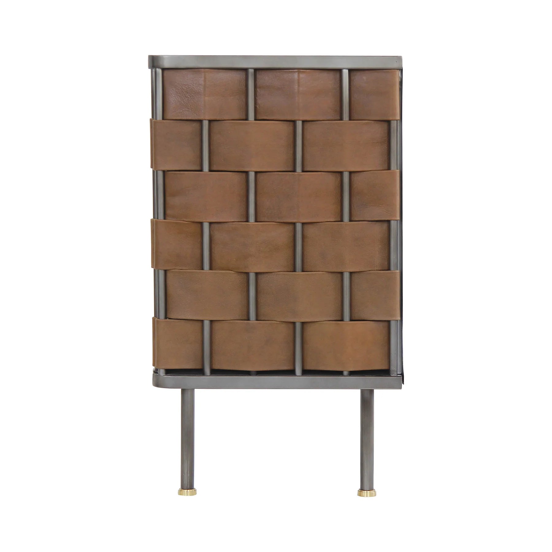 Bishop Sideboard - Brown Leather - Dekor Butik