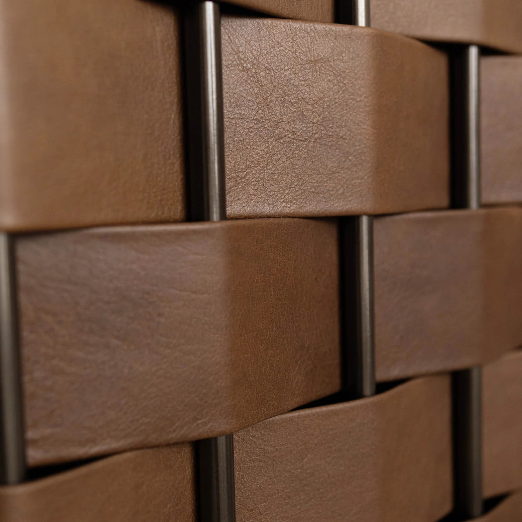 Bishop Sideboard - Brown Leather - Dekor Butik