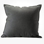 Decorative CushionsBlack Linen Decorative Pillow 24" x 24" - Dekor Butik