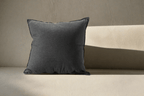 Decorative CushionsBlack Linen Decorative Pillow 24" x 24" - Dekor Butik