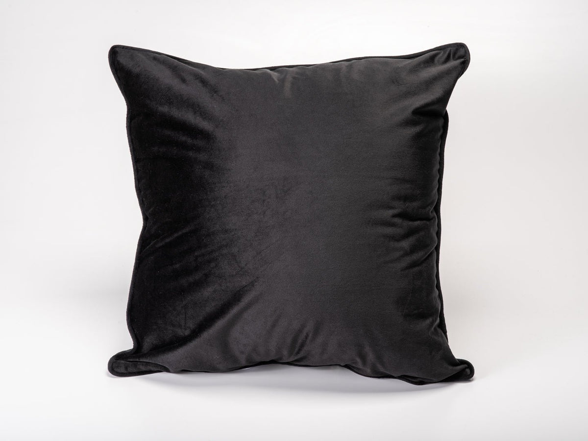Decorative CushionsBlack Plush Velvet Decorative Pillow - Dekor Butik