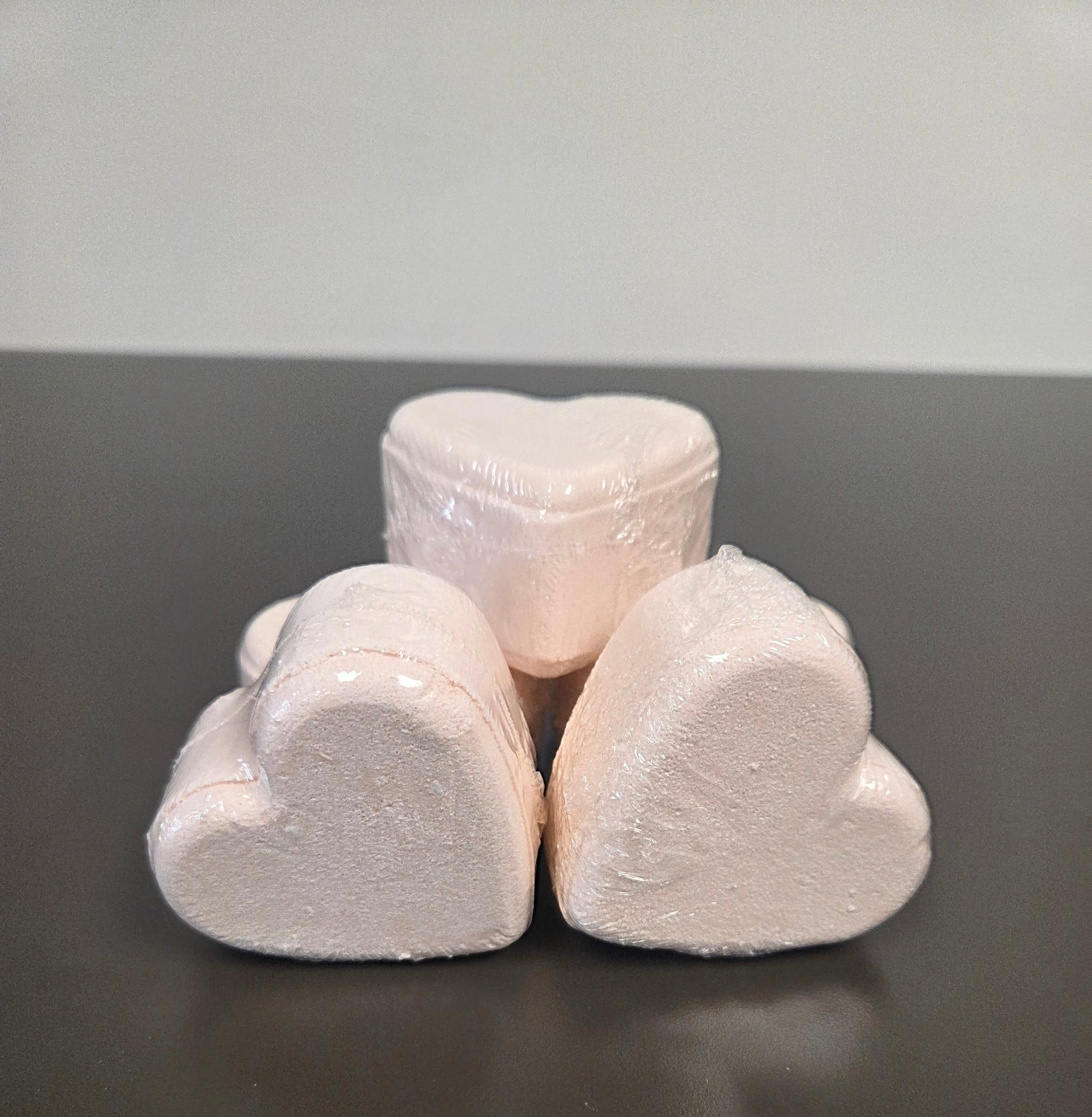 Black Raspberry Vanilla Heart Shaped Bath Bomb - Dekor Butik