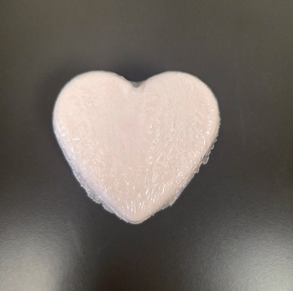 Black Raspberry Vanilla Heart Shaped Bath Bomb - Dekor Butik