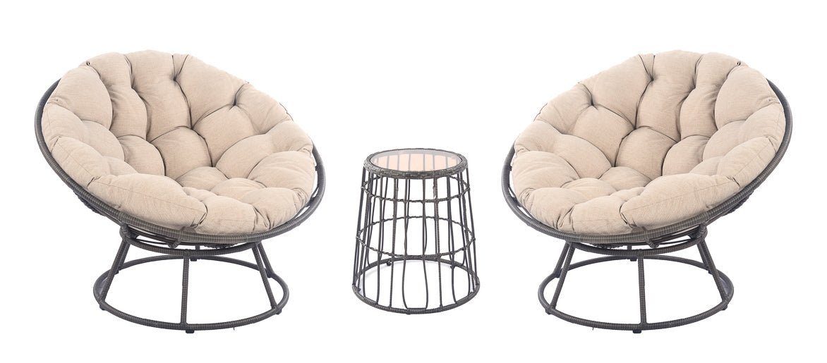 Bistro SetBlakeley 3 - Piece Wicker Outdoor Bistro Set - Dekor Butik