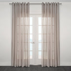 CurtainsBoca Jacquard Semi Sheer Grommet Curtain - Dekor Butik