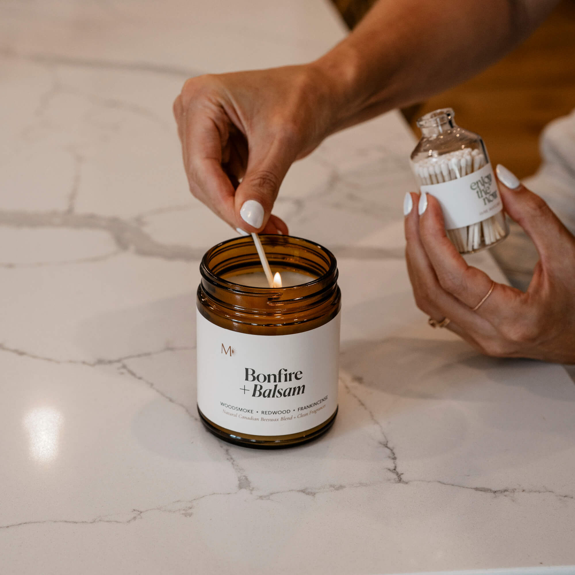 CandlesBonfire + Balsam Candle - Dekor Butik
