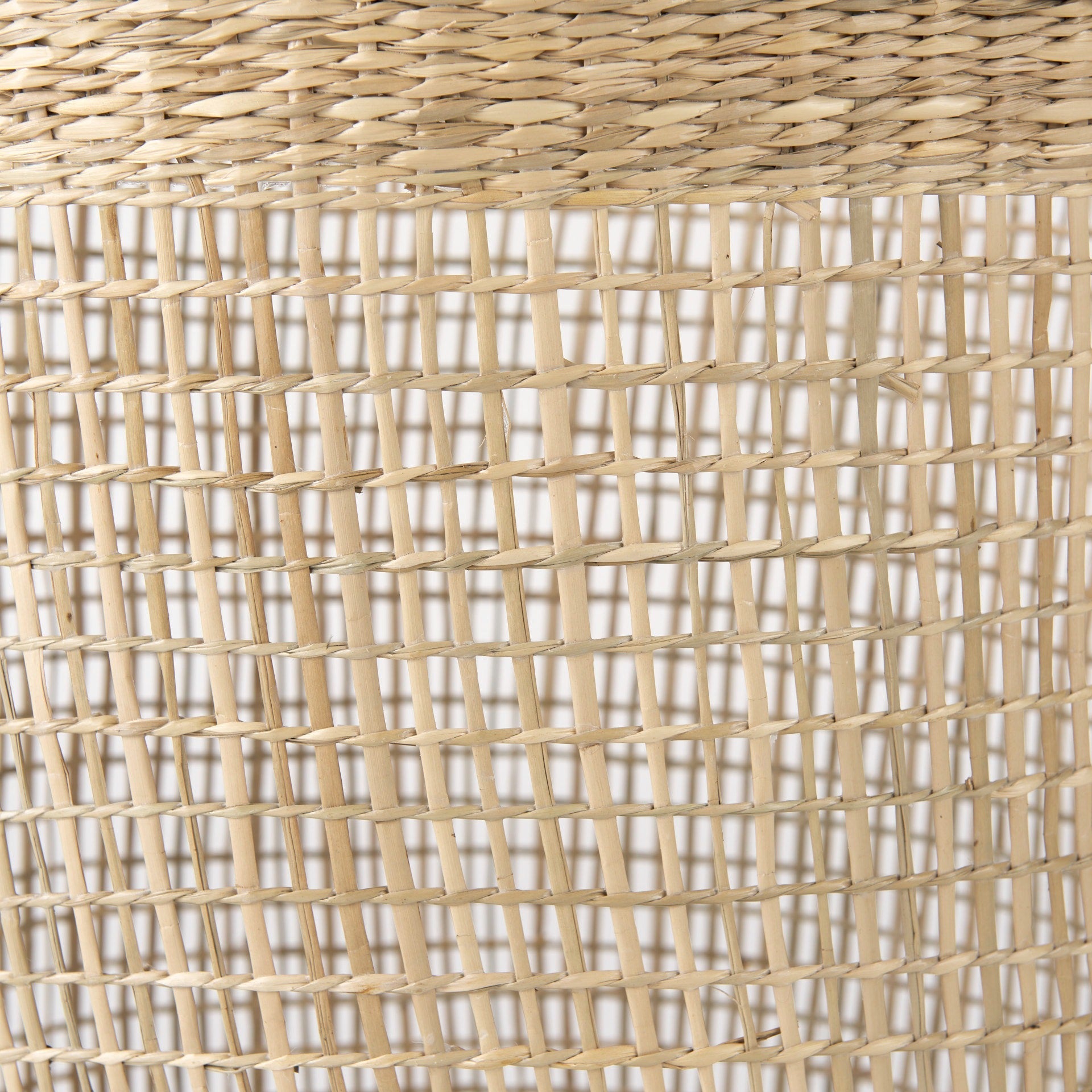 Bowie 19.7L x 19.7W x 19.7H (Set of 3) Medium Brown Seagrass Round Basket W/ Handles - Dekor Butik
