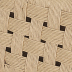 Brinley Woven Paper Rope w/ Brown Wood Frame Counter Stool - Dekor Butik