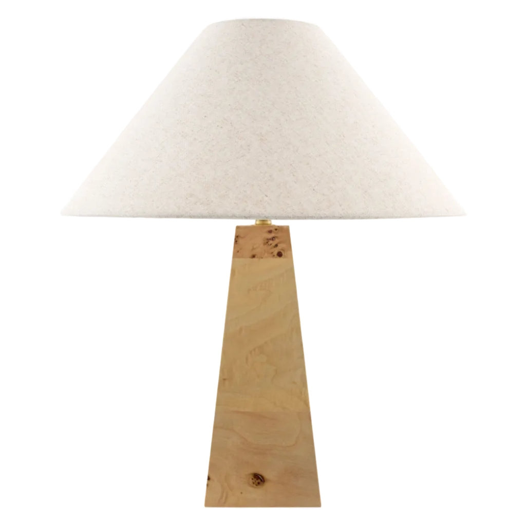 Table LampsBurlen Accent Table Lamp - Burled Wood - Dekor Butik