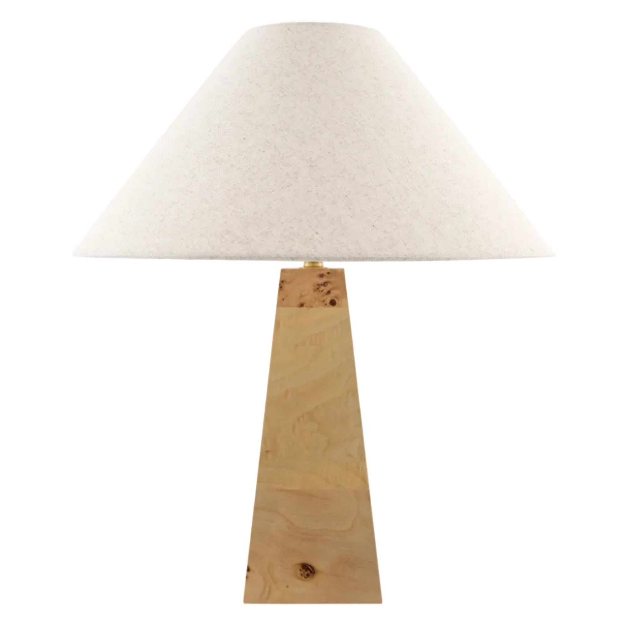 Table LampsBurlen Accent Table Lamp - Burled Wood - Dekor Butik