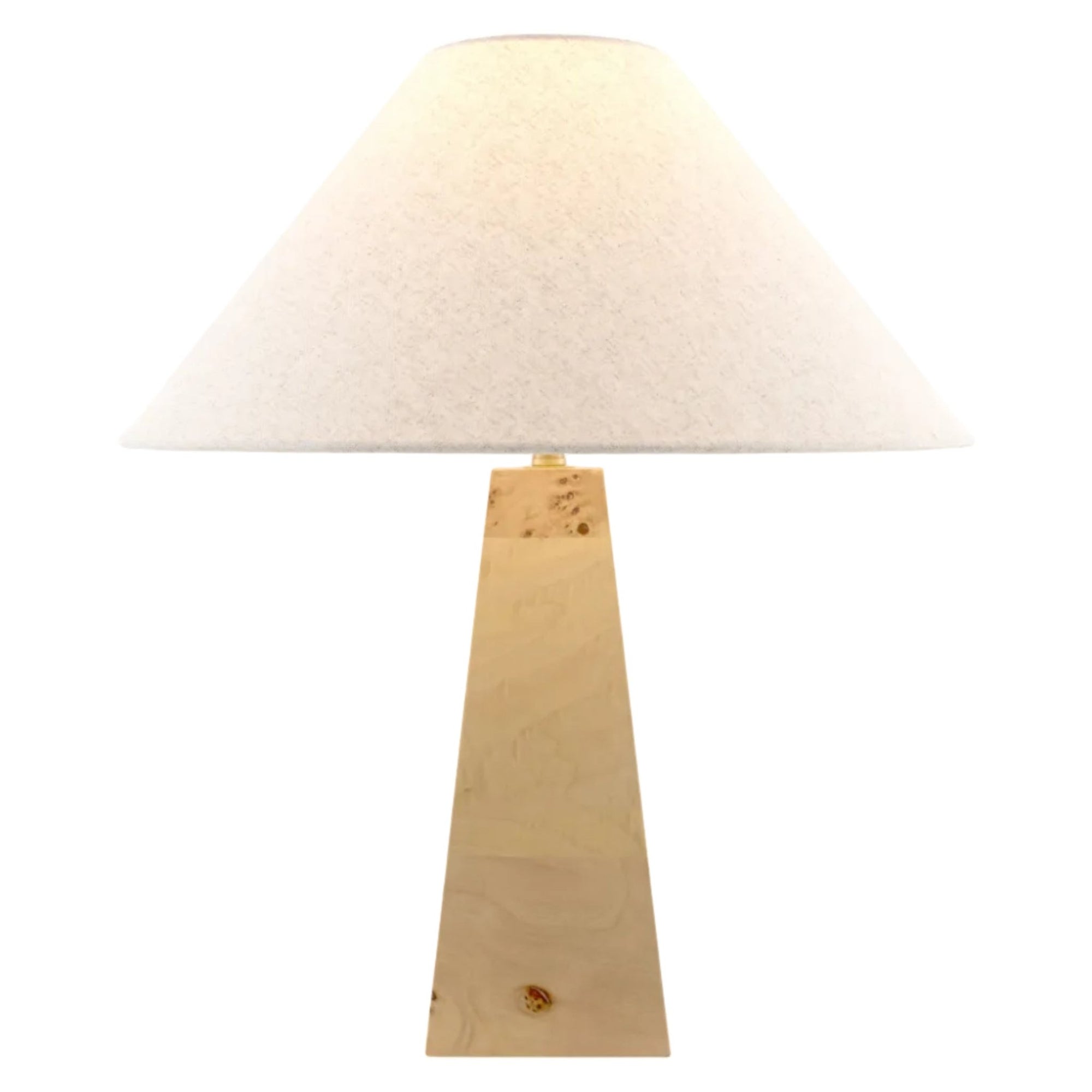 Table LampsBurlen Accent Table Lamp - Burled Wood - Dekor Butik