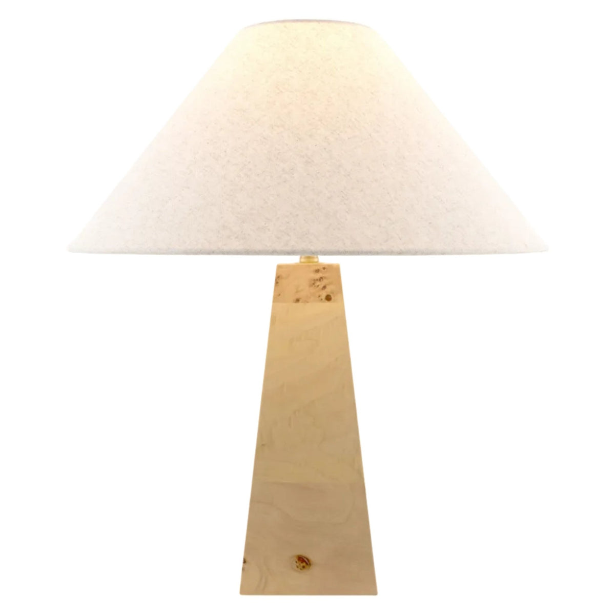Table LampsBurlen Accent Table Lamp - Burled Wood - Dekor Butik