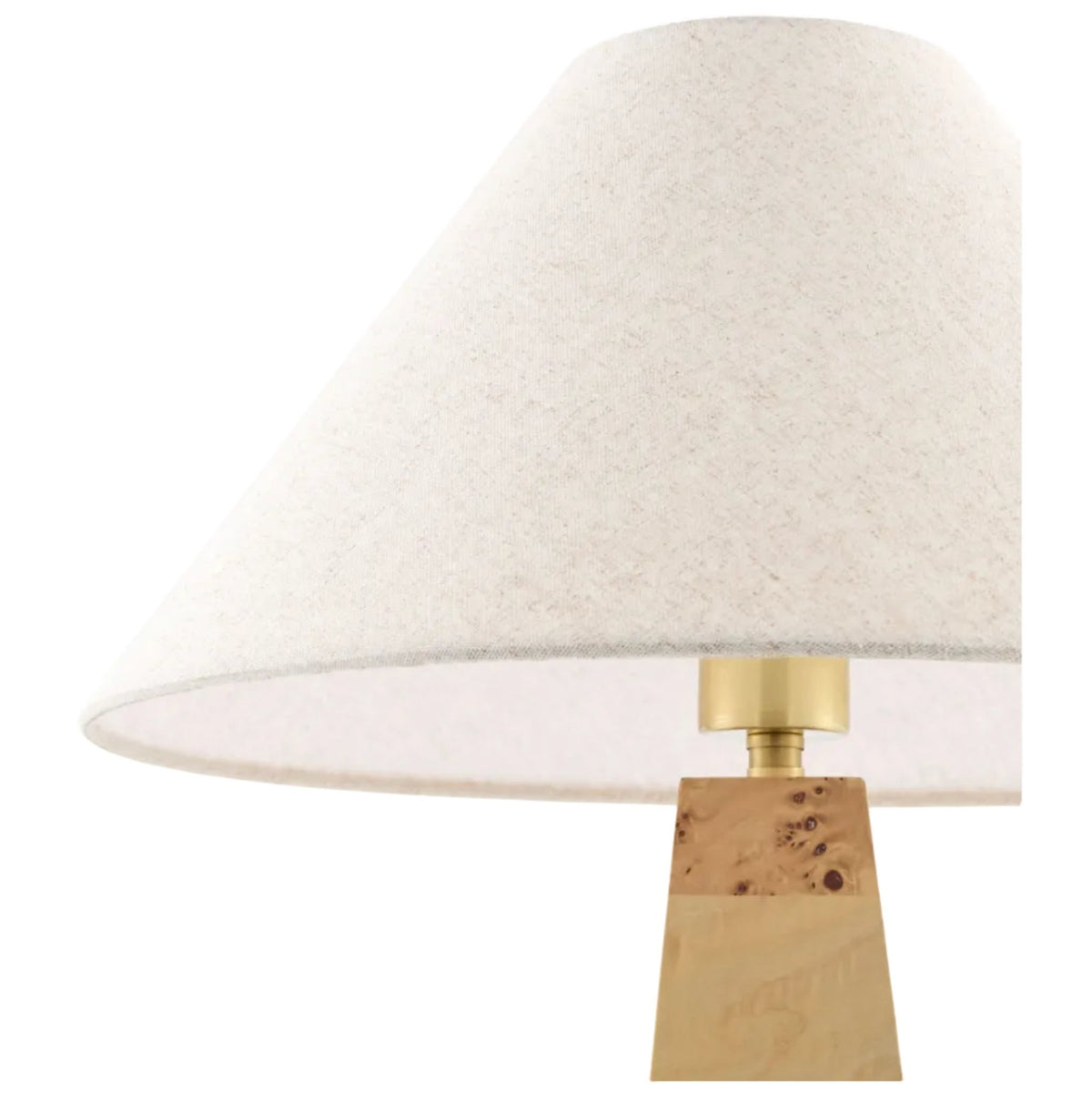 Table LampsBurlen Accent Table Lamp - Burled Wood - Dekor Butik