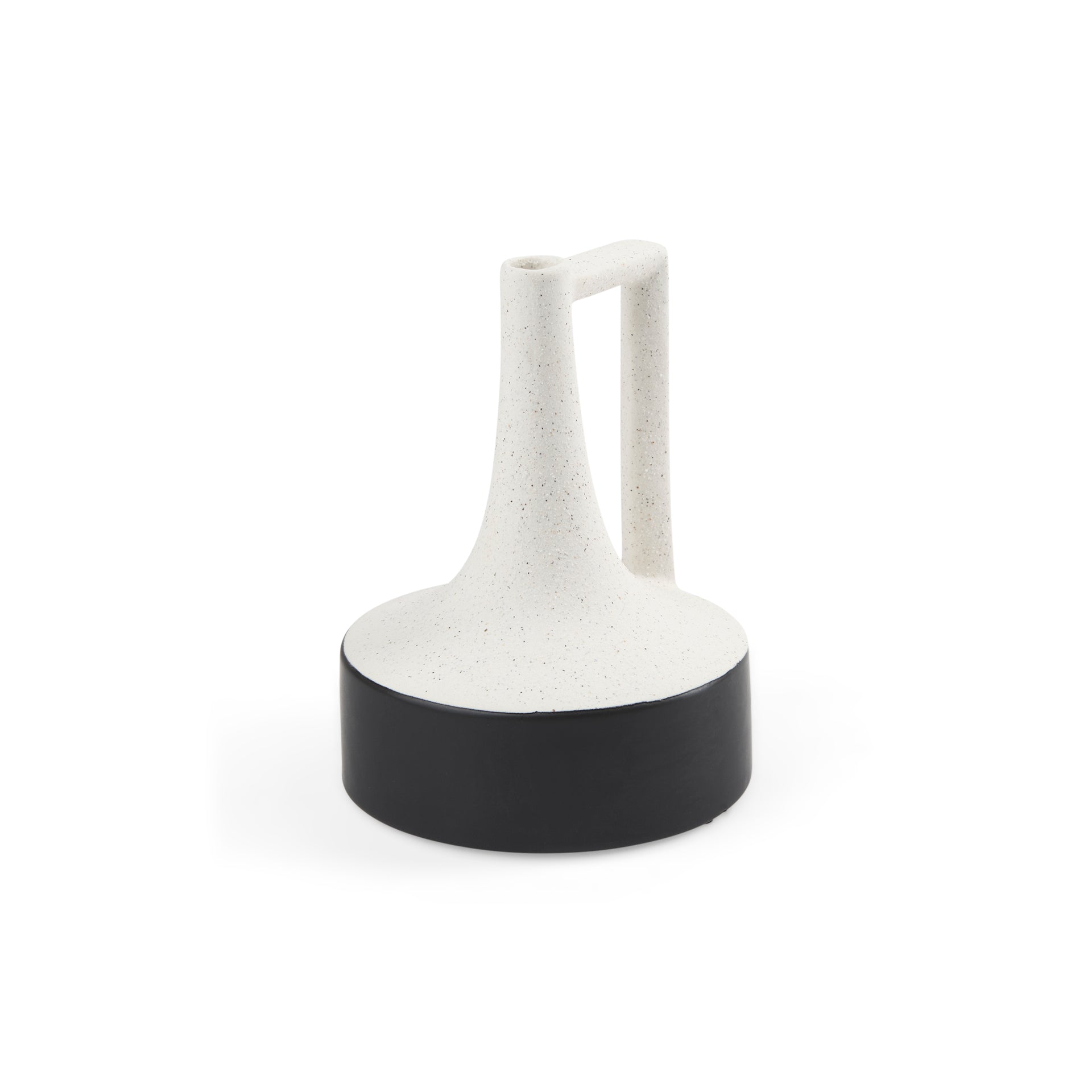 Vases & JarsBurton White And Black Ceramic Jug Vase - Dekor Butik