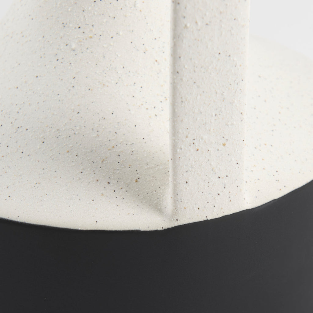 Vases & JarsBurton White And Black Ceramic Jug Vase - Dekor Butik