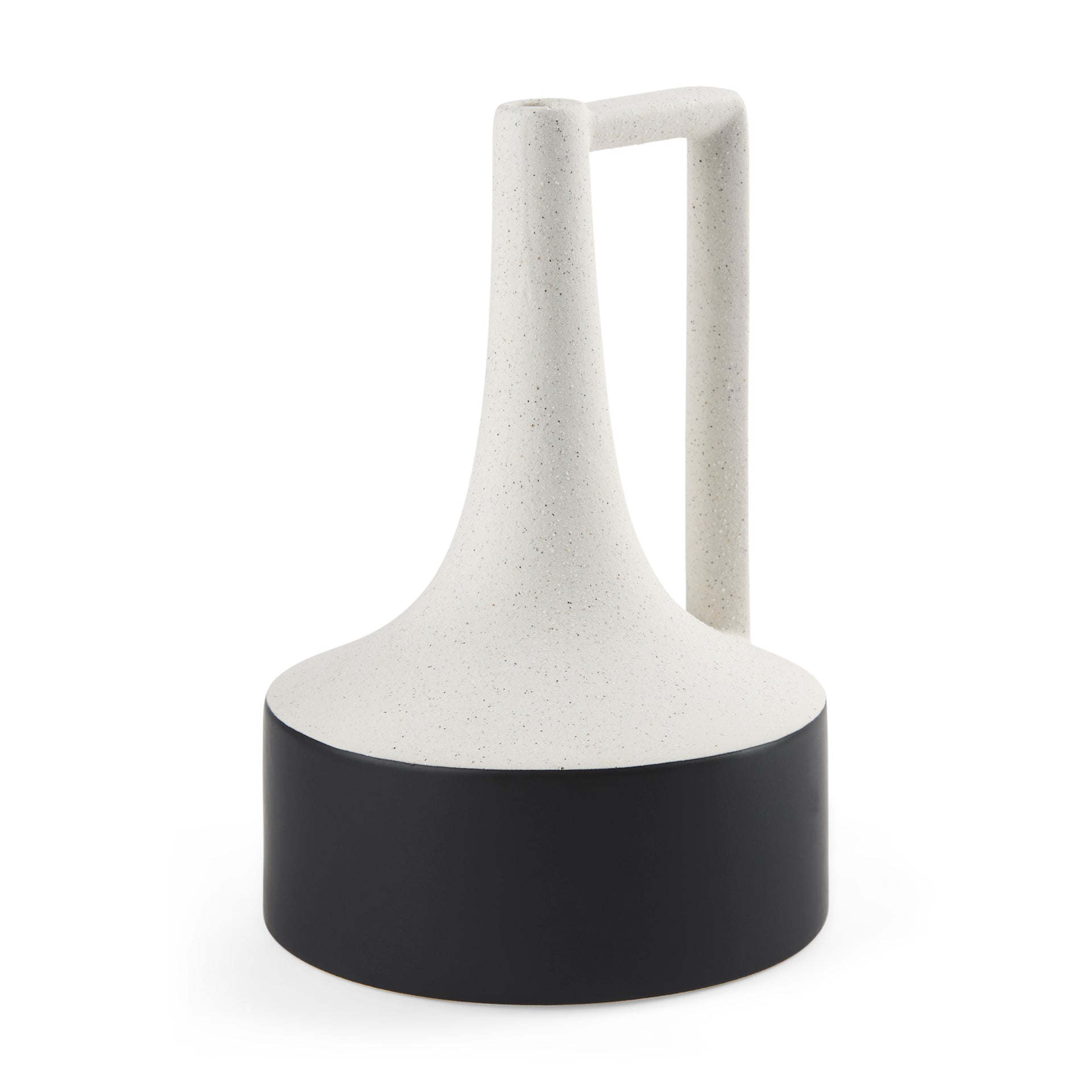 Vases & JarsBurton White And Black Ceramic Jug Vase - Dekor Butik