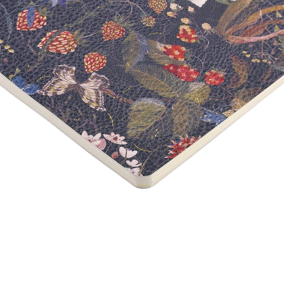 Vegan Leather Notebook - Forest Flowers
