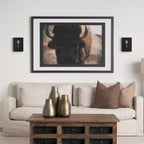 Cairn Matte Black Metal w/ Glass 1 - Light Wall Sconce - Dekor Butik