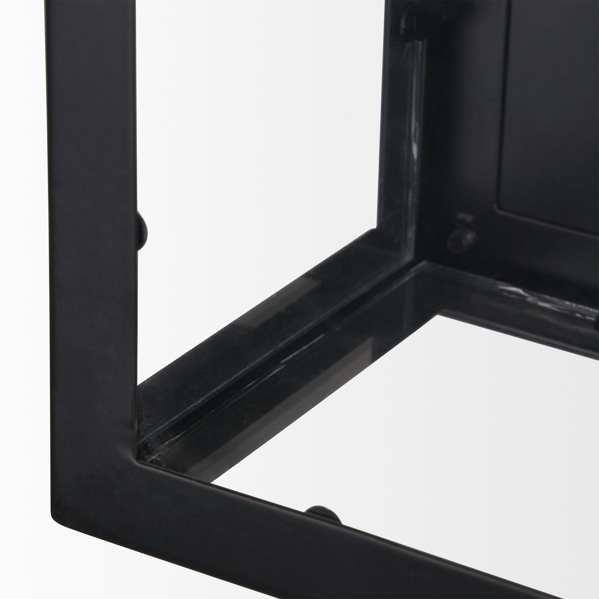 Cairn Matte Black Metal w/ Glass 1 - Light Wall Sconce - Dekor Butik