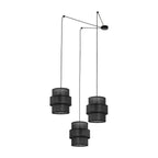 CALISTO Black 3 - Light Pendant Lamp for Dining Room, Living Room & Modern Interiors - Dekor Butik