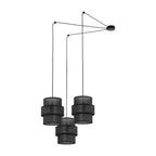 CALISTO Black Mid - Century Modern Pendant Light 3 - Dekor Butik