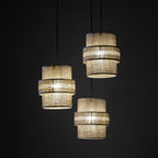 CALISTO JUTE Natural Pendant Lamp 3 - Dekor Butik