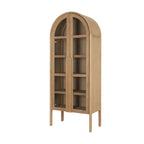 FurnitureCallum Curio Cabinet - Wire Brushed Elm - Dekor Butik