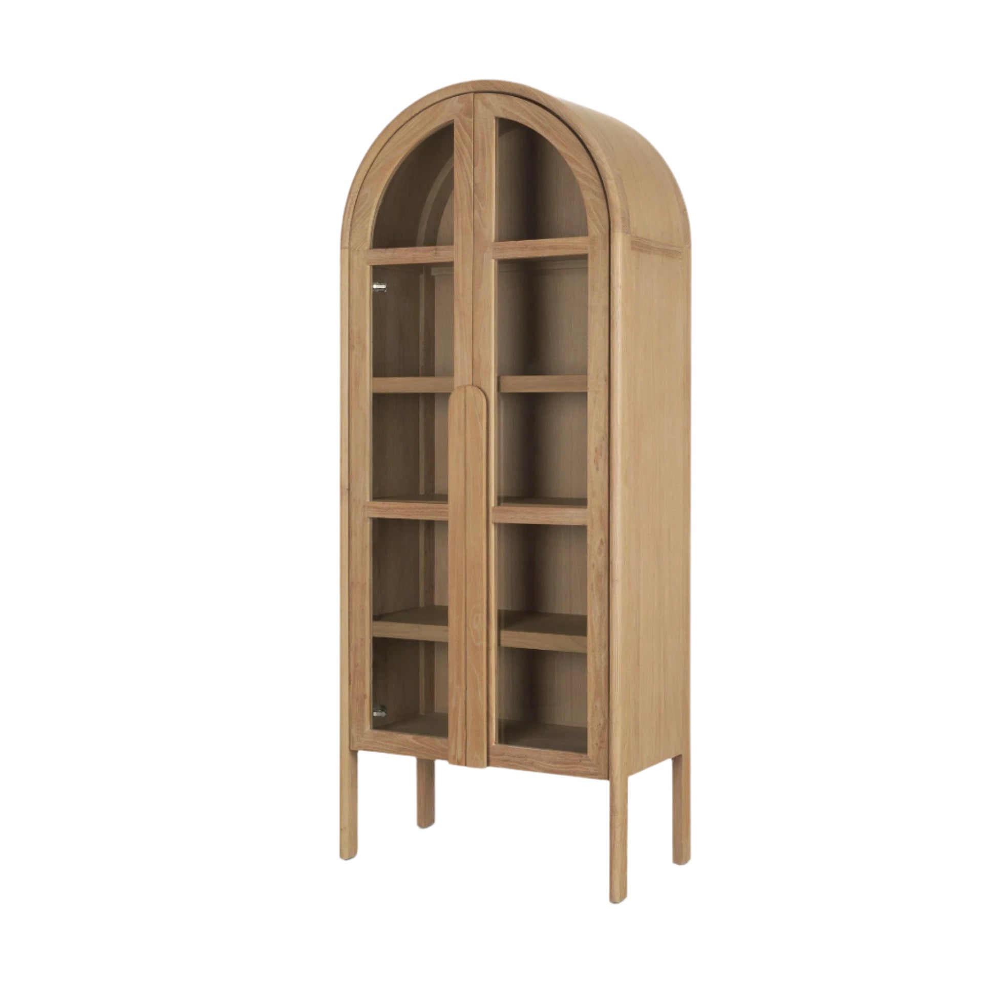 FurnitureCallum Curio Cabinet - Wire Brushed Elm - Dekor Butik