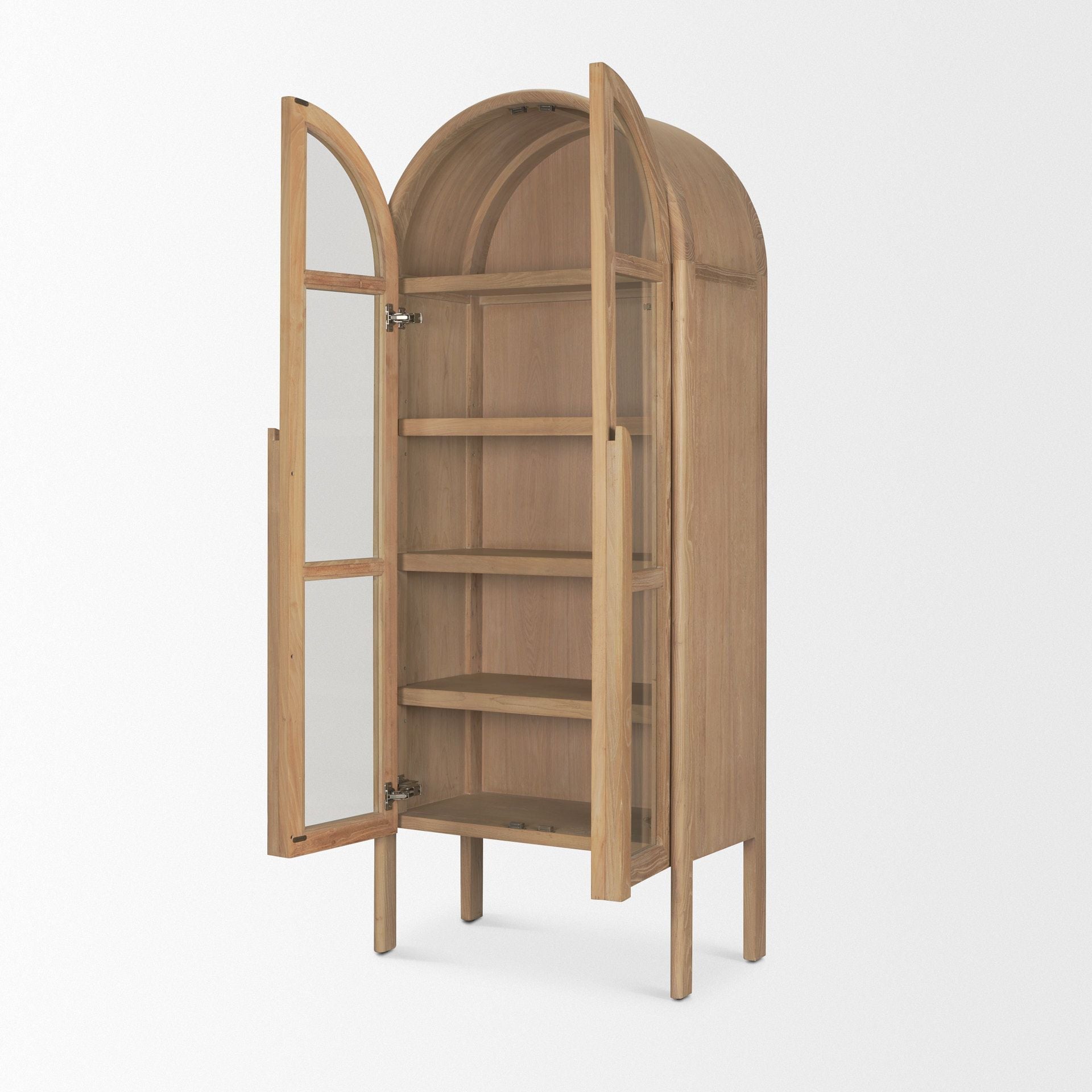 FurnitureCallum Curio Cabinet - Wire Brushed Elm - Dekor Butik