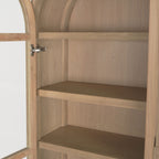 FurnitureCallum Curio Cabinet - Wire Brushed Elm - Dekor Butik
