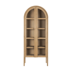 FurnitureCallum Curio Cabinet - Wire Brushed Elm - Dekor Butik