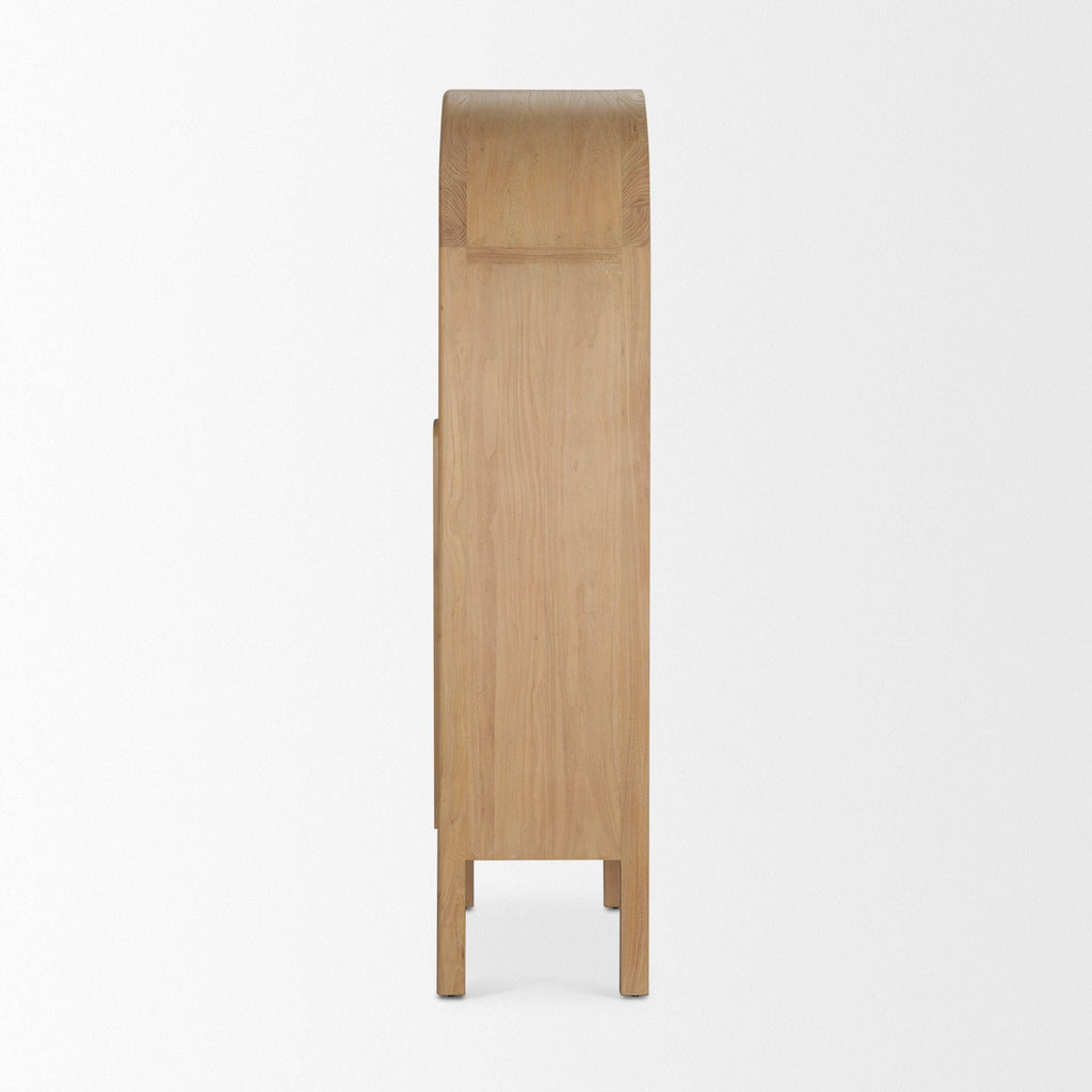 FurnitureCallum Curio Cabinet - Wire Brushed Elm - Dekor Butik