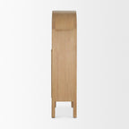 FurnitureCallum Curio Cabinet - Wire Brushed Elm - Dekor Butik
