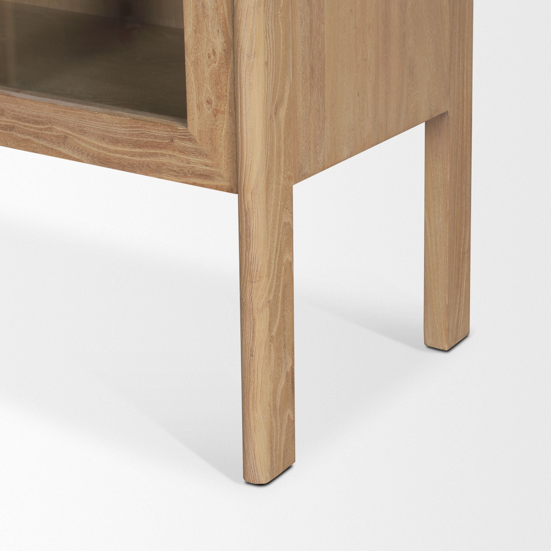 FurnitureCallum Curio Cabinet - Wire Brushed Elm - Dekor Butik