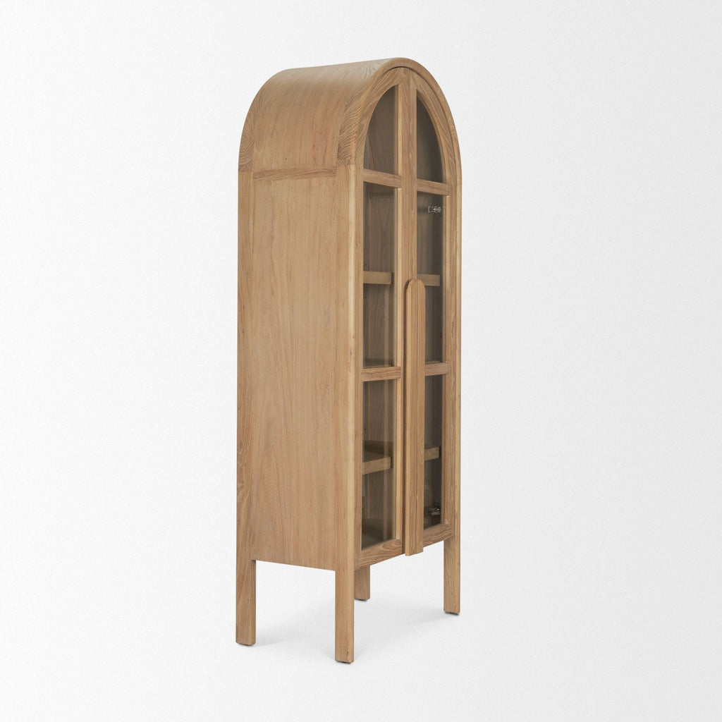 FurnitureCallum Curio Cabinet - Wire Brushed Elm - Dekor Butik