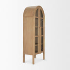 FurnitureCallum Curio Cabinet - Wire Brushed Elm - Dekor Butik