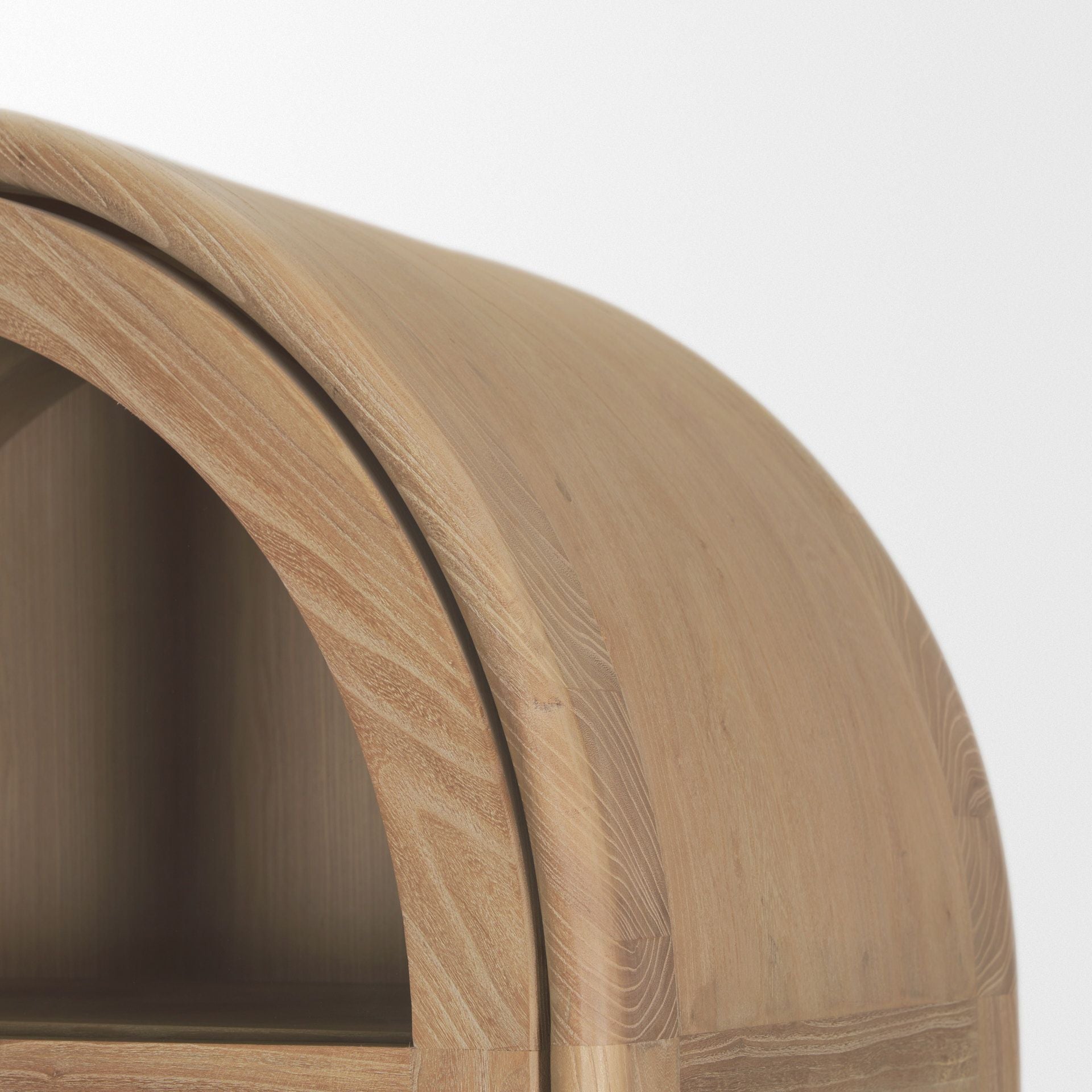 FurnitureCallum Curio Cabinet - Wire Brushed Elm - Dekor Butik