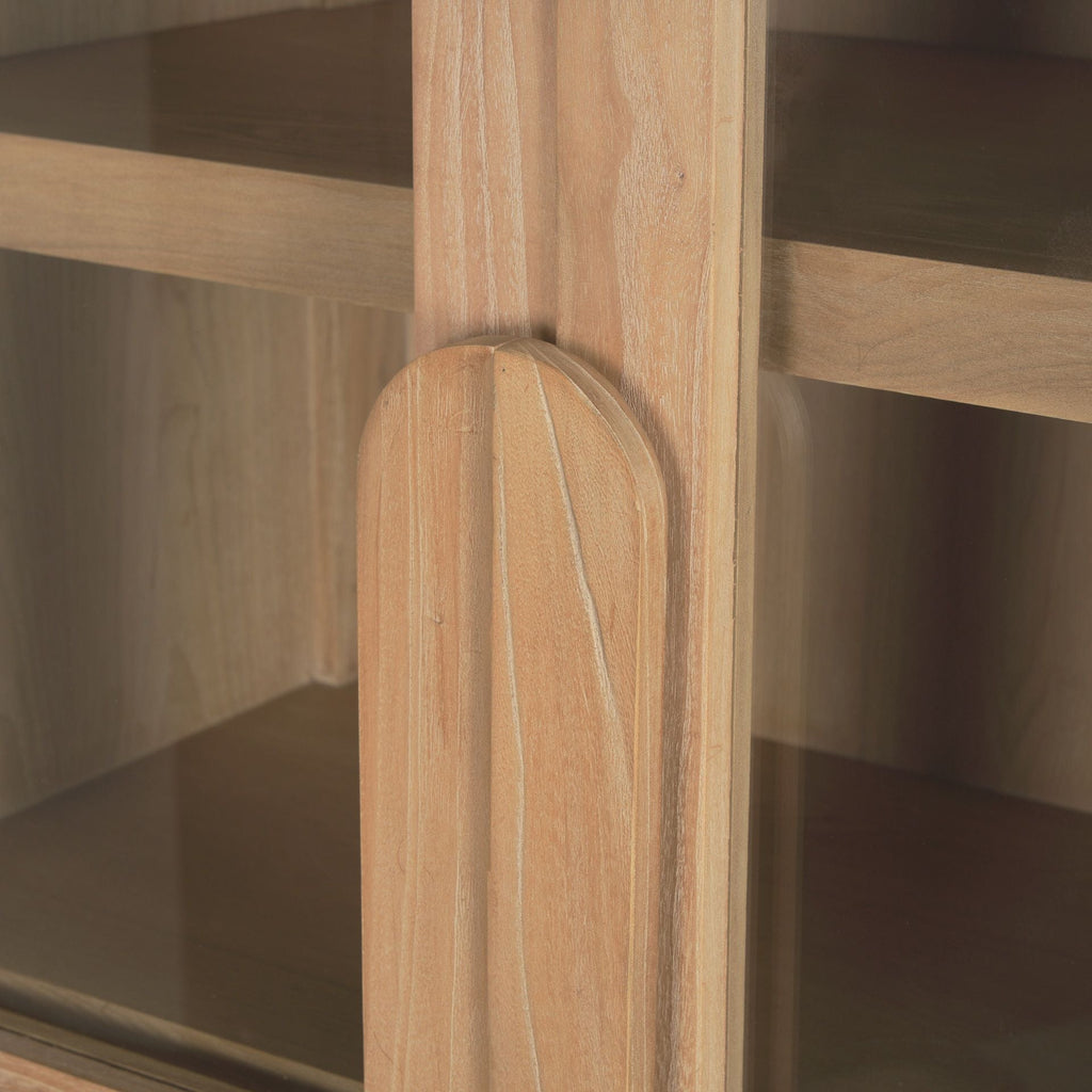 FurnitureCallum Curio Cabinet - Wire Brushed Elm - Dekor Butik