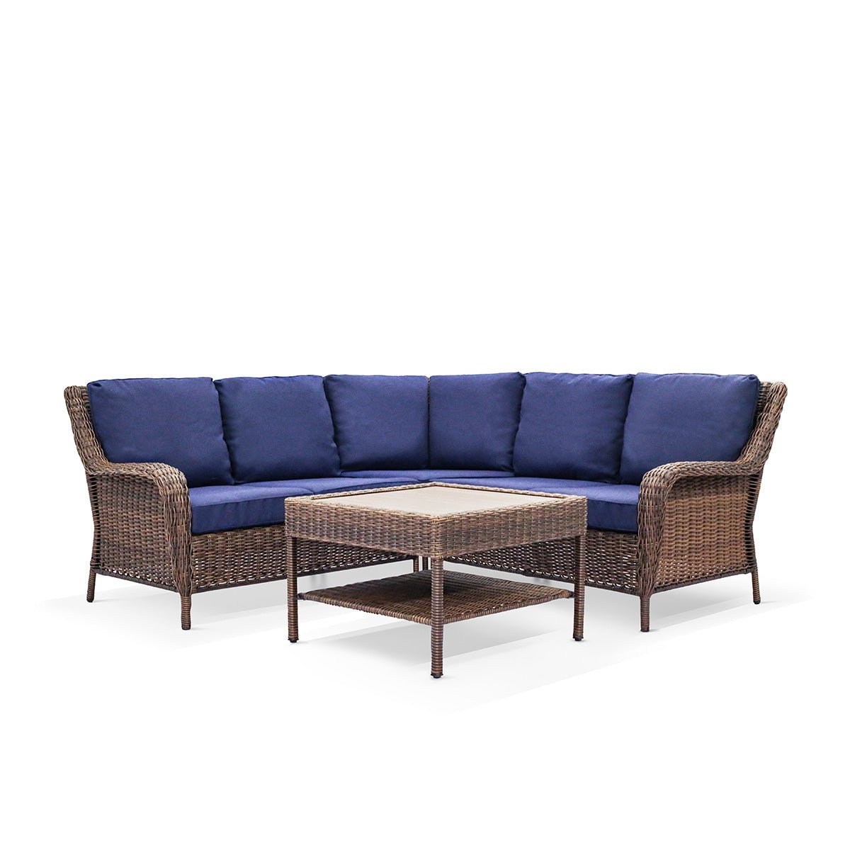 Cambridge 4 - Piece Sectional Set With Coffee Table - Dekor Butik