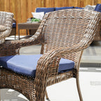 Cambridge 5 - Piece Outdoor Wicker Dining Set - Dekor Butik